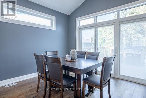 Dining area on main level - 1 Hurricane Road, Pelham (Fonthill), ON - Indoor Photo Showing Dining Room