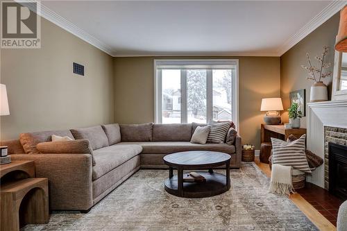 275 Wembley Drive, Sudbury, ON - Indoor Photo Showing Living Room With Fireplace