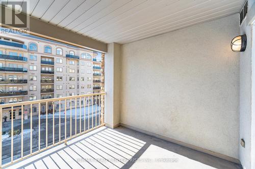 Covered balcony is spacious - 1420 - 8 Dayspring Circle, Brampton, ON - Outdoor With Balcony