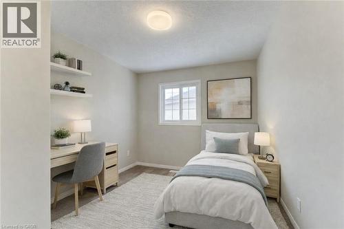 virtually staged - 404 Wake Robin Crescent, Kitchener, ON - Indoor Photo Showing Bedroom