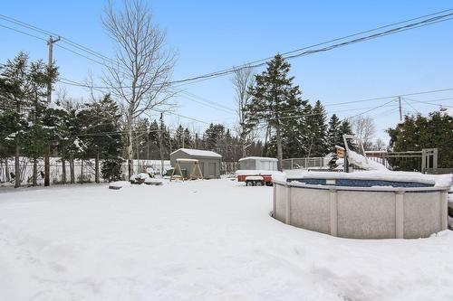 Backyard - 518 Rue Rabelais, Saguenay (Chicoutimi), QC - Outdoor With Above Ground Pool