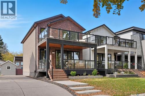 1172A Spadina Crescent E, Saskatoon, SK - Outdoor With Balcony With Deck Patio Veranda With Facade