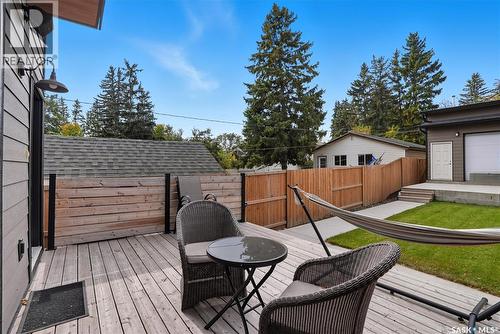 1172A Spadina Crescent E, Saskatoon, SK - Outdoor With Deck Patio Veranda With Exterior