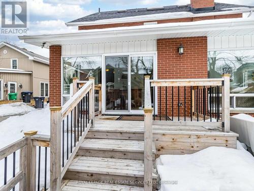 32 Wellington Street E, Brampton, ON - Outdoor With Deck Patio Veranda
