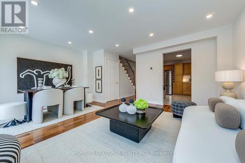 439 Bluesky Crescent, Mississauga, ON - Indoor Photo Showing Living Room With Fireplace
