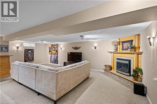 12 Falls Crescent, Simcoe, ON - Indoor With Fireplace