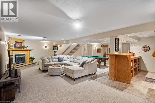 12 Falls Crescent, Simcoe, ON - Indoor With Fireplace