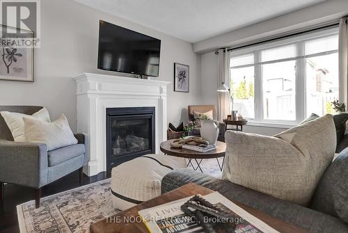 120 Elmer Adams Drive, Clarington (Courtice), ON - Indoor Photo Showing Living Room With Fireplace