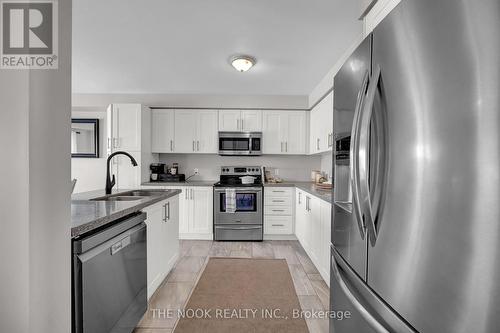 120 Elmer Adams Drive, Clarington (Courtice), ON - Indoor Photo Showing Kitchen With Stainless Steel Kitchen With Double Sink With Upgraded Kitchen