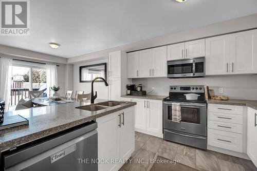 120 Elmer Adams Drive, Clarington (Courtice), ON - Indoor Photo Showing Kitchen With Stainless Steel Kitchen With Double Sink With Upgraded Kitchen