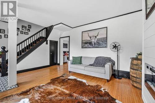 69 Peel Street, Kawartha Lakes (Lindsay), ON - Indoor Photo Showing Other Room With Fireplace