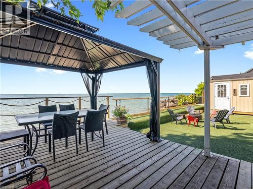 2712 North Shore Drive, Lowbanks, ON - Outdoor With Body Of Water With Deck Patio Veranda With Exterior