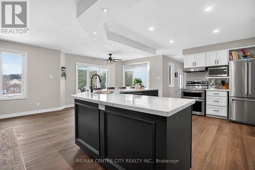 92 Mill Street, Middlesex Centre (Ilderton), ON - Indoor Photo Showing Kitchen With Stainless Steel Kitchen With Upgraded Kitchen