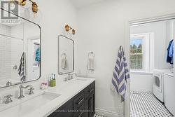 Combo 2nd floor laundry & full 5 piece bathroom - 