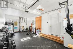 Main floor gym (in attached garage) - 
