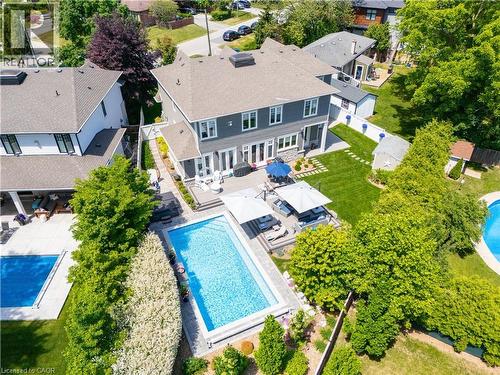 408 Saville Crescent, Oakville, ON - Outdoor With In Ground Pool With Deck Patio Veranda