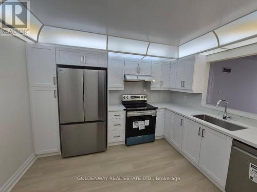 Kitchen - 1108 - 168 Bonis Avenue, Toronto, ON - Indoor Photo Showing Kitchen With Stainless Steel Kitchen