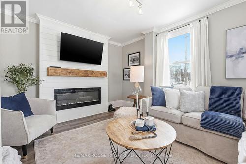 191 Blake Street, Cobourg, ON - Indoor Photo Showing Living Room With Fireplace