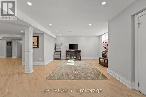 Bright & Open - 18 Wolford Court, Georgina, ON - Indoor With Fireplace