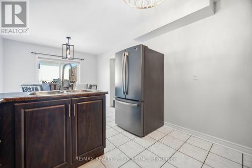23 Wandering Trail Drive, Brampton, ON - Indoor Photo Showing Kitchen With Double Sink