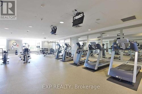 2120 - 25 Kingsbridge Garden Circle, Mississauga, ON - Indoor Photo Showing Gym Room