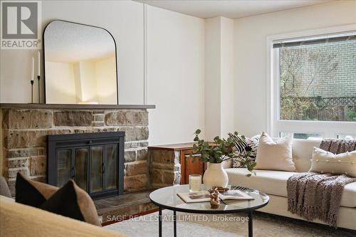 3036 Swansea Drive, Oakville, ON - Indoor Photo Showing Living Room With Fireplace