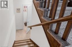 Stairs to 2 pc bathroom and lower level - 