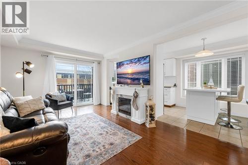 45 Hemlock Way, Grimsby, ON - Indoor Photo Showing Living Room With Fireplace