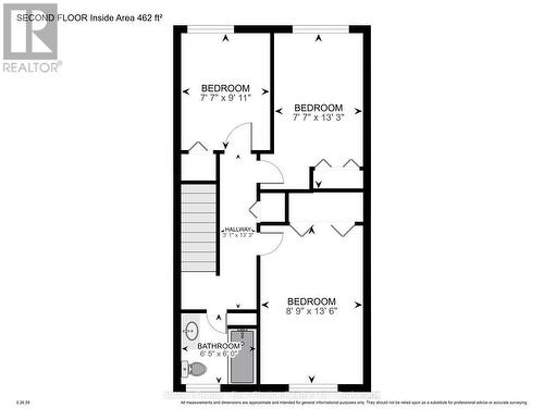 2nd Level Floor Plan - 12 - 91 Avonwood Drive, Stratford, ON - Other
