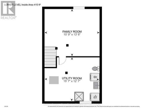 Basement Floor Plan - 12 - 91 Avonwood Drive, Stratford, ON - Other