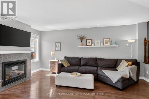 457 Barrick Hill Road, Ottawa, ON - Indoor Photo Showing Living Room With Fireplace