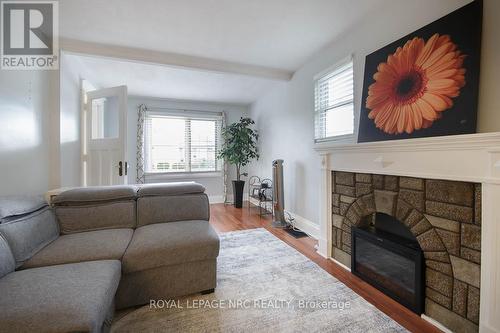 241 Vine Street, St. Catharines (Fairview), ON - Indoor Photo Showing Living Room With Fireplace