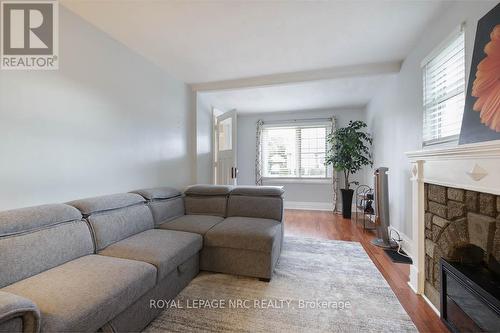 241 Vine Street, St. Catharines (Fairview), ON - Indoor Photo Showing Living Room With Fireplace