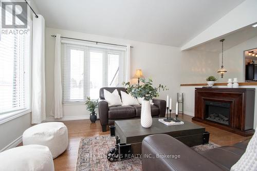 874 Monarch Road, Kawartha Lakes (Lindsay), ON - Indoor Photo Showing Living Room With Fireplace
