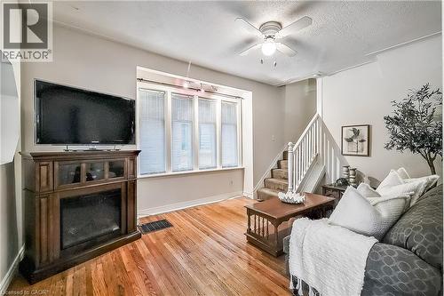30 Troy Street, Kitchener, ON - Indoor Photo Showing Living Room With Fireplace