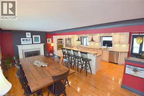 105 Overdale Avenue, Waterdown, ON - Indoor With Fireplace