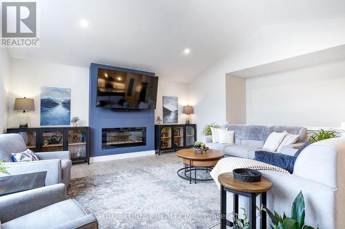 12 Auburn Drive, St. Thomas, ON - Indoor Photo Showing Living Room With Fireplace