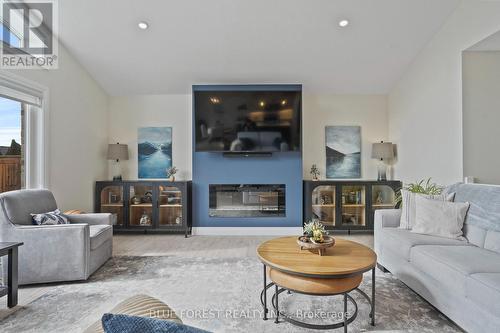 12 Auburn Drive, St. Thomas, ON - Indoor Photo Showing Living Room With Fireplace
