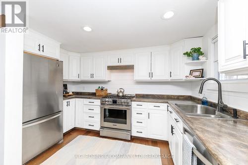 972 Silver Bay Road, Port Colborne (Sherkston), ON - Indoor Photo Showing Kitchen With Double Sink