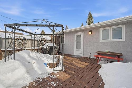 46 Donan Street, Winnipeg, MB - Outdoor With Deck Patio Veranda