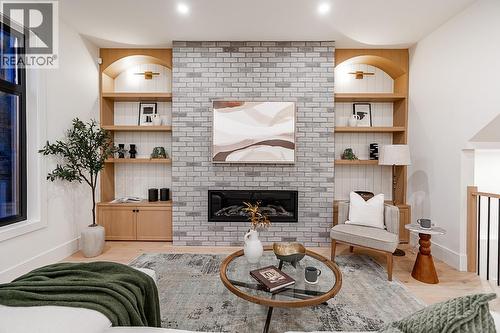 1228 Stellers Jay Place, Delta, BC - Indoor Photo Showing Living Room With Fireplace