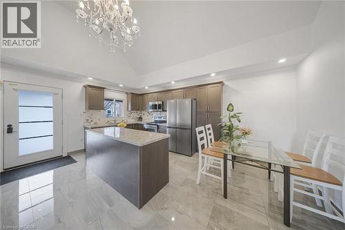 118 Cope Street, Hamilton, ON - Indoor Photo Showing Kitchen With Upgraded Kitchen