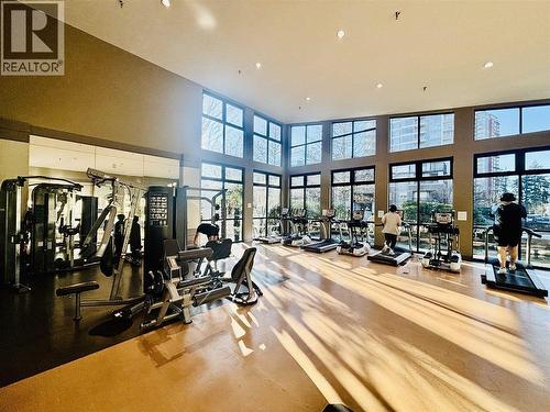 2307 3093 Windsor Gate, Coquitlam, BC - Indoor Photo Showing Gym Room