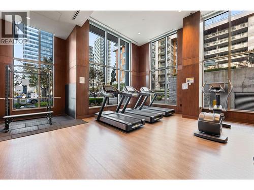 2105 433 Sw Marine Drive, Vancouver, BC - Indoor Photo Showing Gym Room