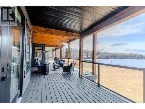 420 Nourse Subdivision #1, Burns Lake, BC - Outdoor With Body Of Water With Deck Patio Veranda With Exterior
