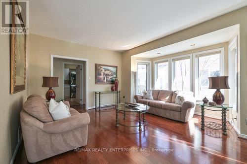 Large Windows Facing Side & Rear Gardens - 1658 Covington Terrace, Mississauga, ON - Indoor Photo Showing Living Room