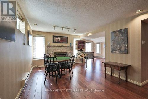 Gas Fireplace - 1658 Covington Terrace, Mississauga, ON - Indoor Photo Showing Dining Room