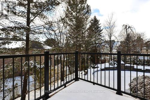 Upper Deck From Kitchen Overlooking Pool - 1658 Covington Terrace, Mississauga, ON - Outdoor