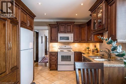 167 Park Street N, Hamilton, ON - Indoor Photo Showing Kitchen With Double Sink