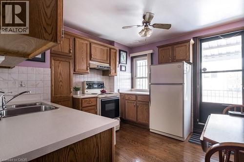 167 Park Street N, Hamilton, ON - Indoor Photo Showing Kitchen With Double Sink